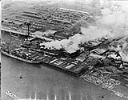 Aerial view of Eureka Mill with Calmar Line ship, circa 1925, #L400392_1