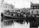 Large group aboard  the HULDA I., circa 1915, #L400422_1