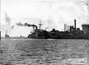 Cargo ship at  Blagen Mill dock, 12/3/1921, #L400531_1