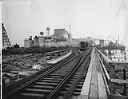 Grays Harbor Pulp & Paper Co. plant and railroad tracks, circa 1928, #L400553_2