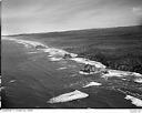 Looking north up the coastline, possibly near the Raft River, circa 1949, #L32R24F11_1