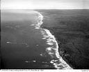 Looking north up the coastline, possibly from Pt. Grenville, circa 1949, #L32R24F9_1