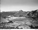 Unidentified small lake somewhere east of Mt. Adams, 2/25/1949, #L32R25F17_1