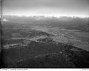 View of timber land with Hoquiam in the distance, 4/8/1949, #L32R26F17_1