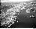 Looking east across North Channel and Hoquiam waterfront to Aberdeen, 4/8/1949, #L32R26F18_1