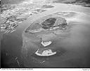 Rennie Island looking southeast  up the Chehalis River, 4/26/1949, #L32R27F6_1