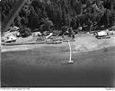 Hood Canal waterfront homes and dock, 6/27/1948, #L32R32F9_1