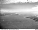 Looking south across the jetties at the entrance to Grays Harbor, circa 7/1949, #L32R34F23_1